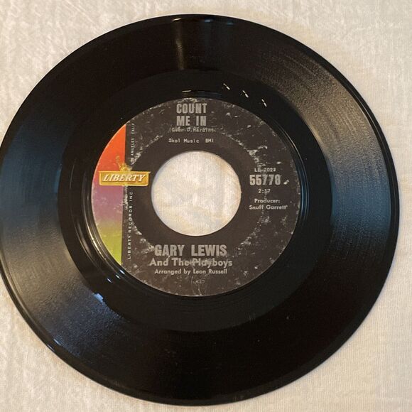 Gary Lewis and the Playboys Little Miss Go-Go / Count Me In 45RPM 1965 Liberty - Picture 7 of 12